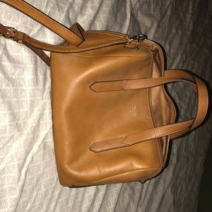 Fossil leather purse.
